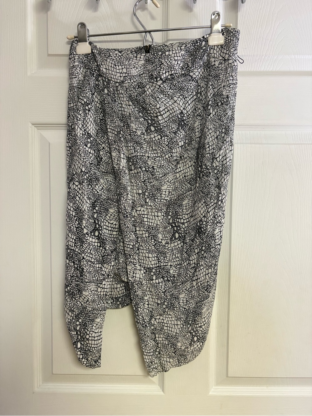 Willow Black and White Patterned Skirt